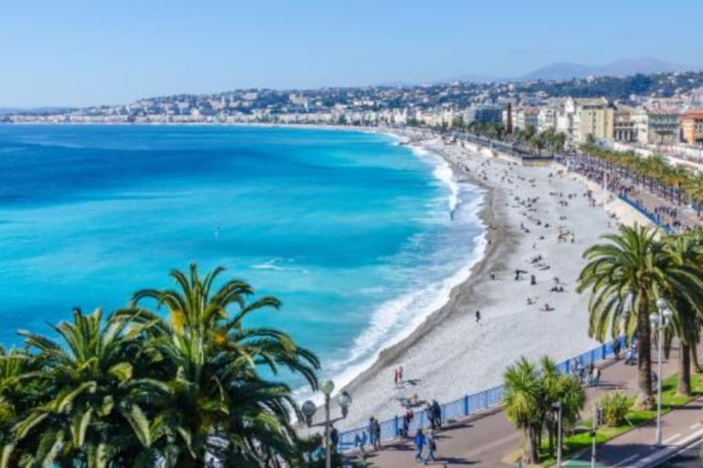 Appartement 23 M2 A Nice, 2E Ligne Du Front De Mer Esterno foto